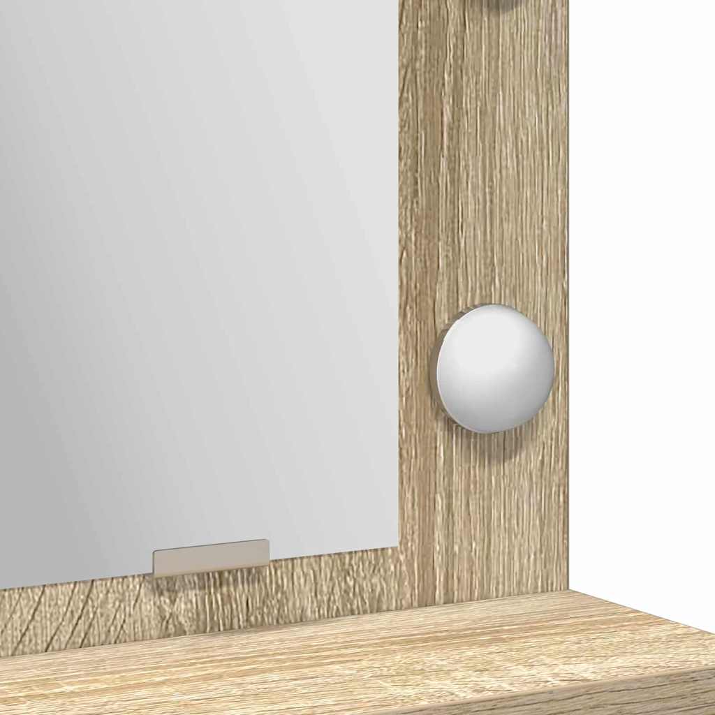 Masă de Machiaj Stejar Sonoma 50 x 41 x 135 cm Lemn compozit GartenMobel Dekor