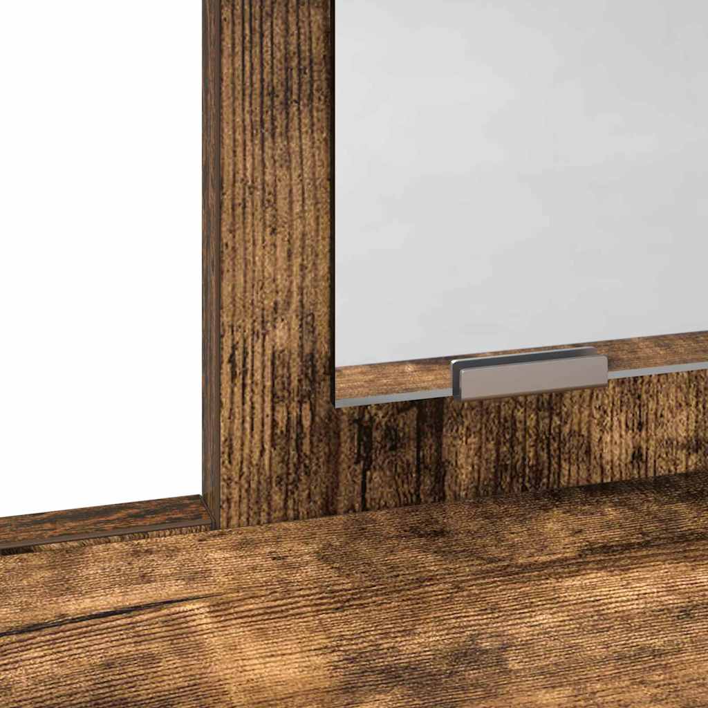 Masă de Machiaj Stejar fumuriu 100 x 41 x 140 cm Lemn compozit GartenMobel Dekor