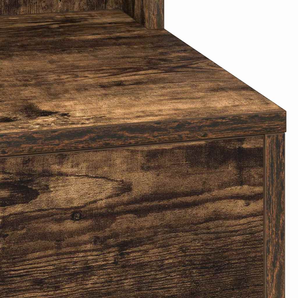 Masă de Machiaj Stejar fumuriu 75,5 x 41 x 135 cm Lemn compozit GartenMobel Dekor