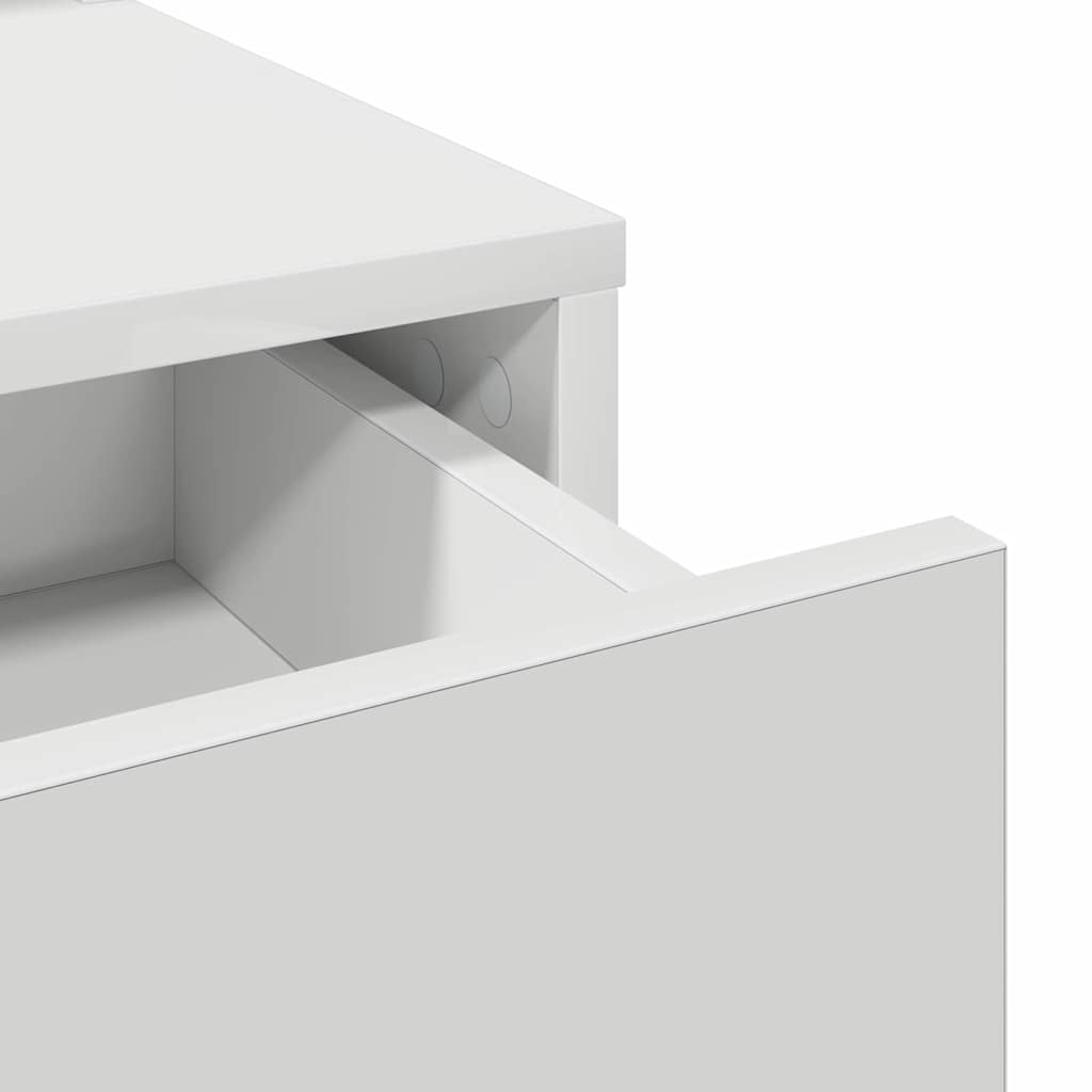 Masă de Machiaj cu sertar Alb 100 x 41 x 140 cm Lemn compozit GartenMobel Dekor