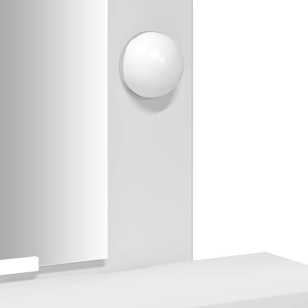 Masă de Machiaj cu sertar Alb 50 x 41 x 140 cm Lemn compozit GartenMobel Dekor