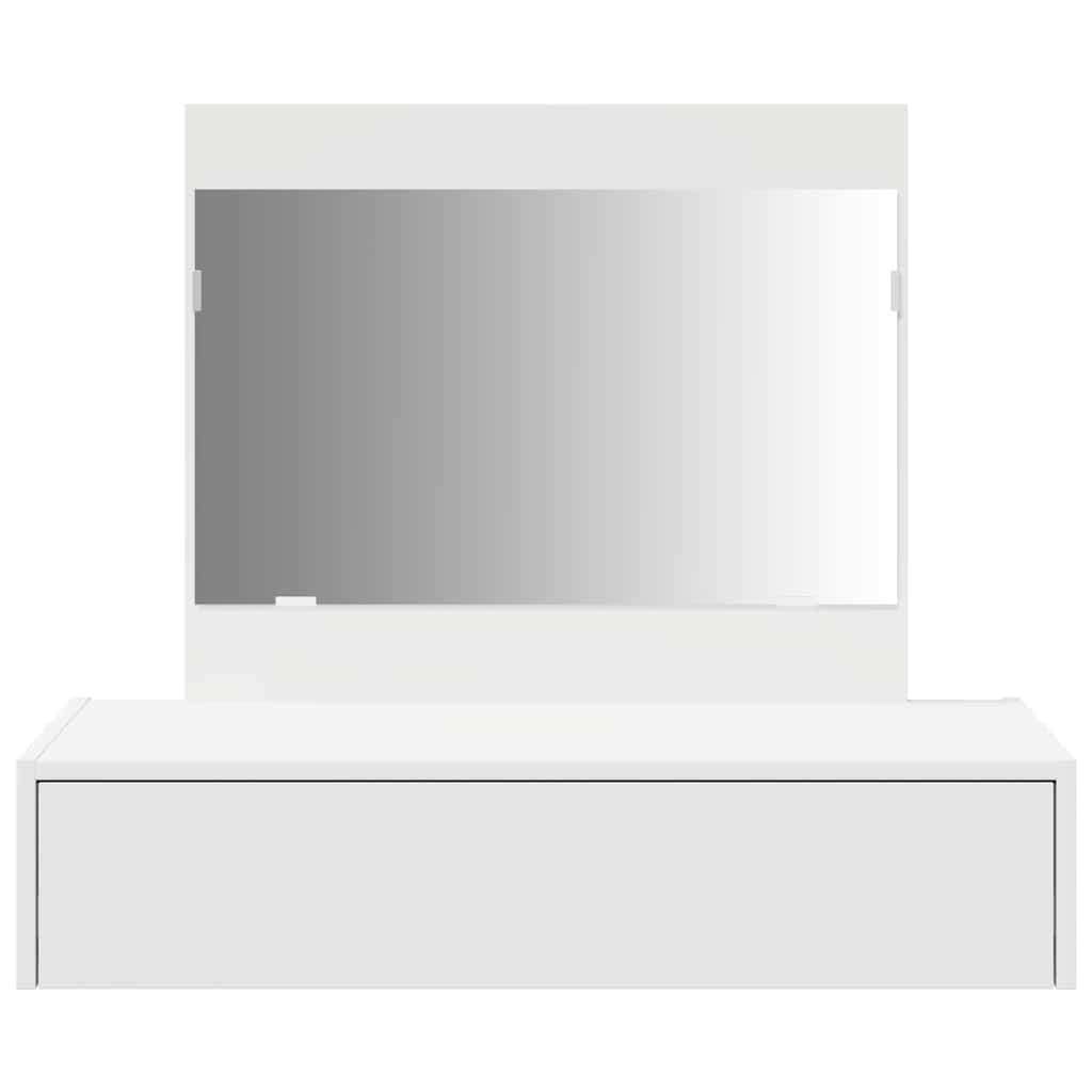 Masă de Machiaj cu sertar Alb 83 x 40 x 70 cm Lemn compozit GartenMobel Dekor