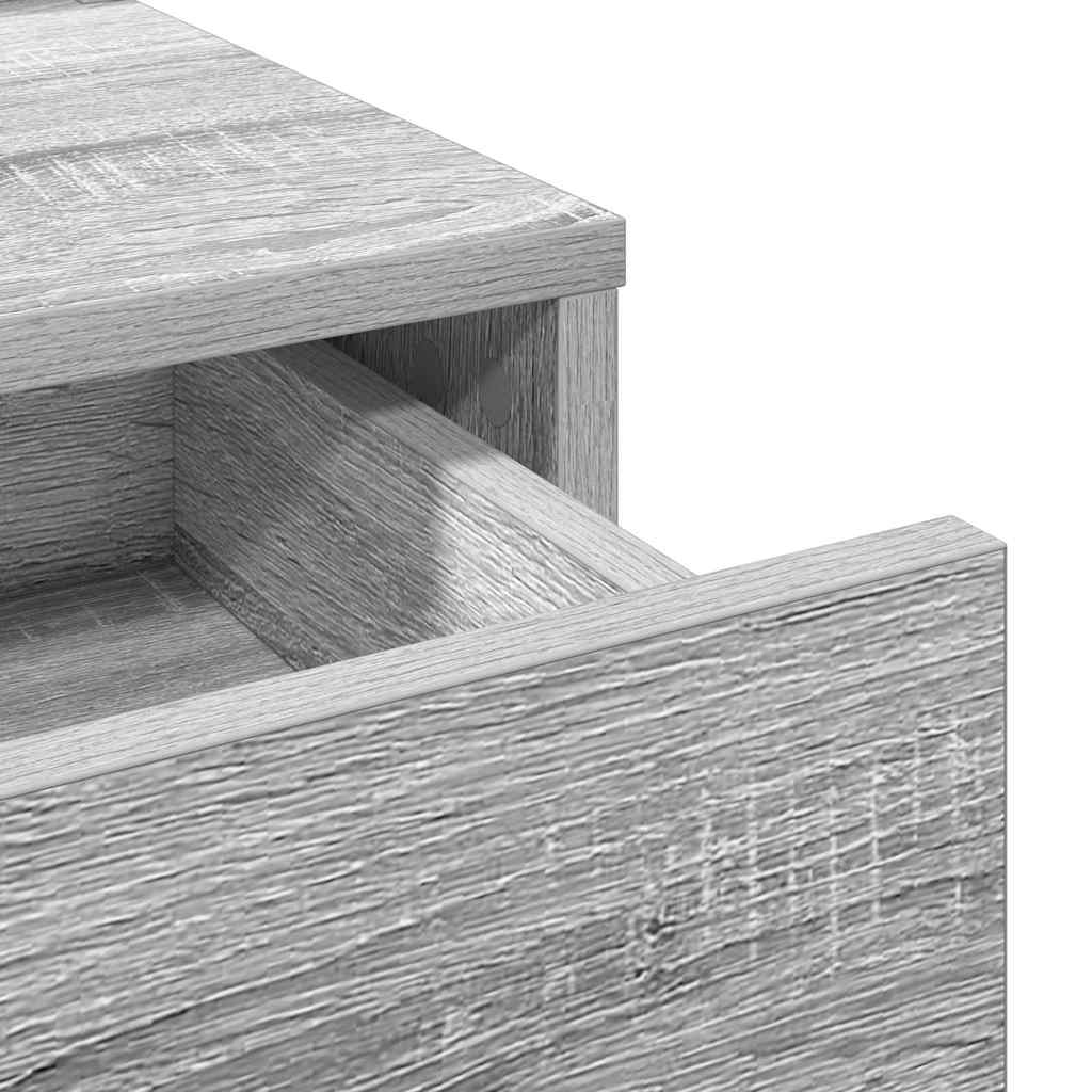 Masă de Machiaj cu sertar Gri 50 x 41 x 140 cm Lemn compozit GartenMobel Dekor