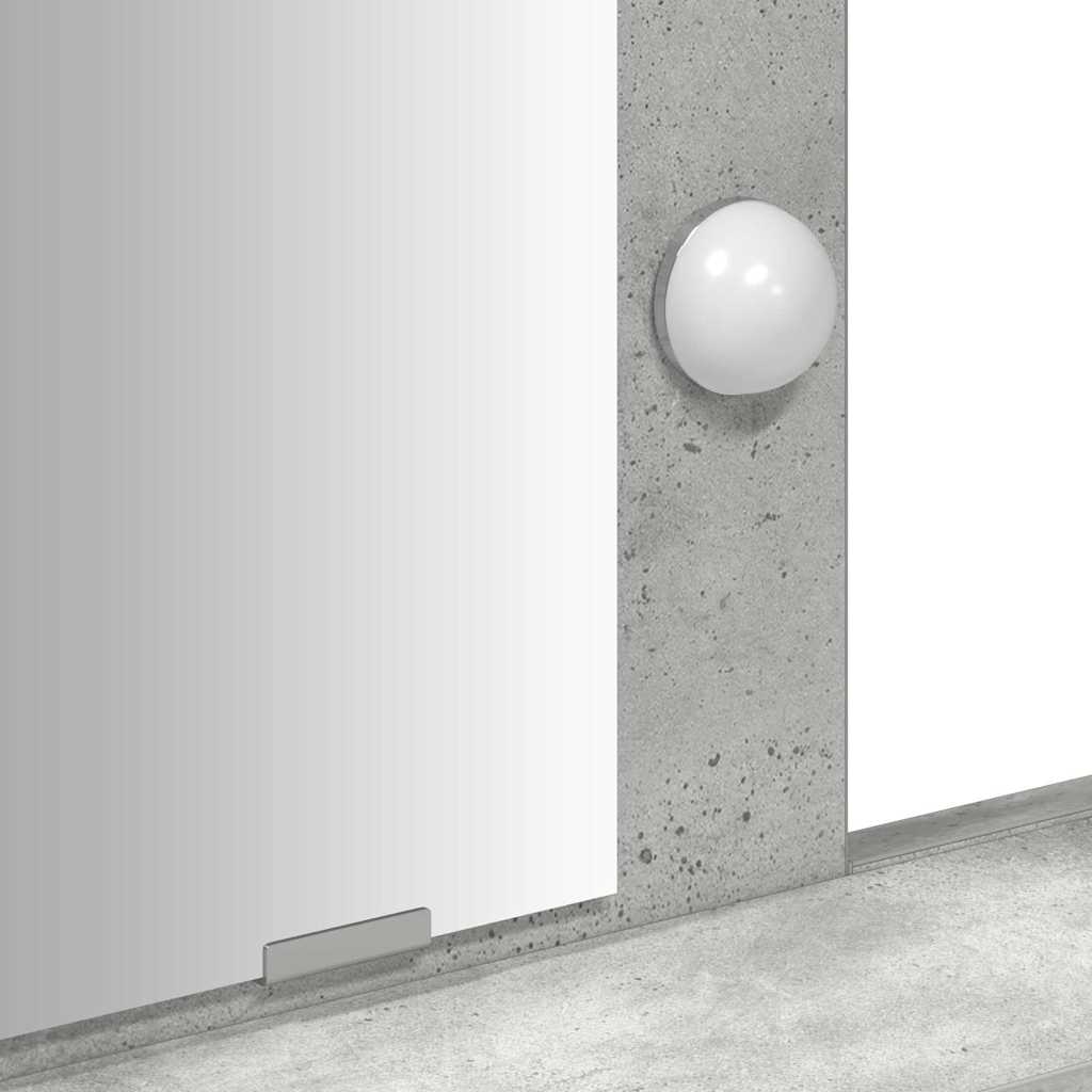 Masă de Machiaj cu sertar Gri 79 x 41 x 140 cm Lemn compozit GartenMobel Dekor