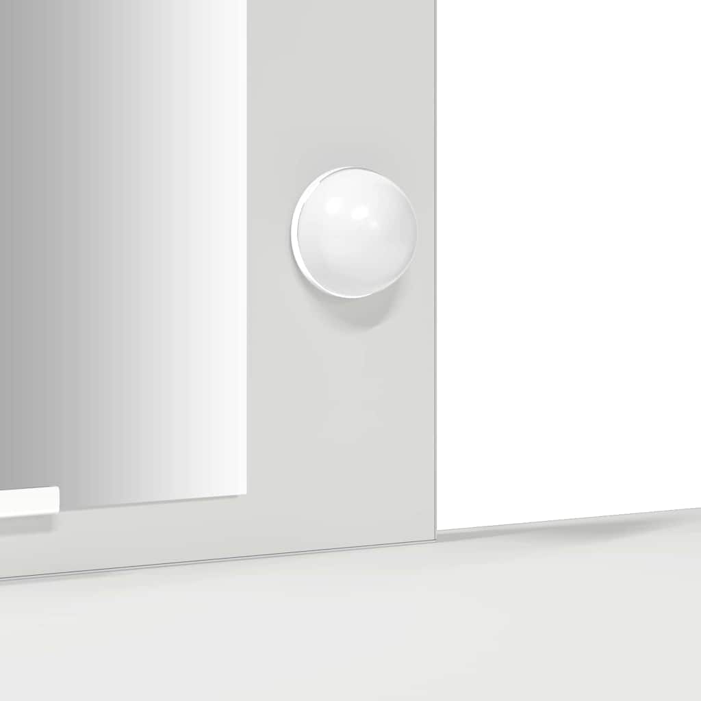 Masă de Machiaj cu ușă Alb 102 x 33 x 135 cm Lemn compozit GartenMobel Dekor