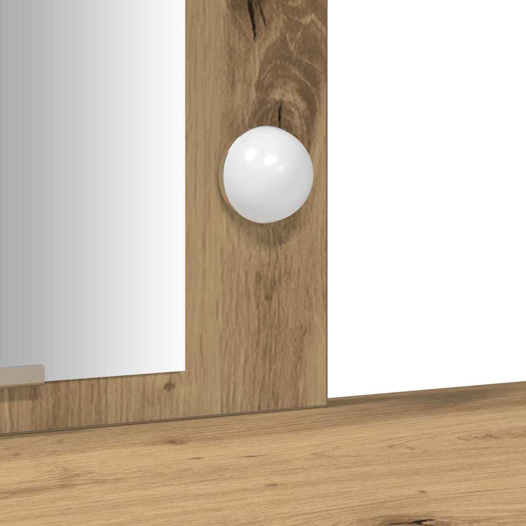 Masă de Machiaj cu ușă Maro 102 x 33 x 135 cm Lemn compozit GartenMobel Dekor