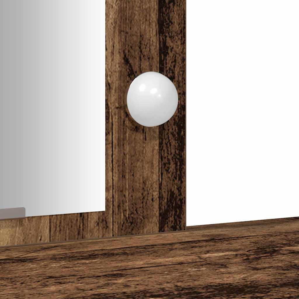 Masă de Machiaj cu ușă Maro 102 x 33 x 135 cm Lemn compozit GartenMobel Dekor