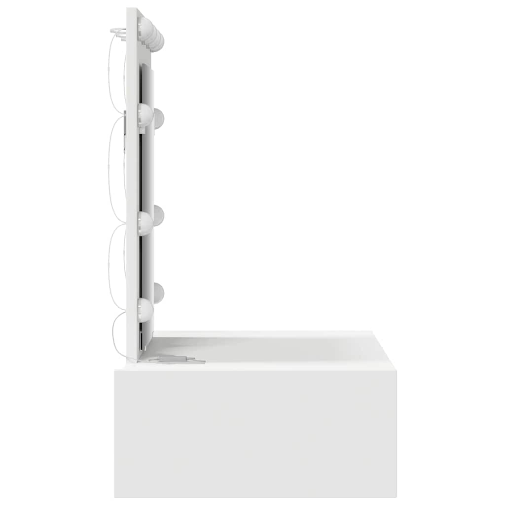 Masă de Machiaj cu sertar Alb 60 x 40 x 70 cm Lemn compozit GartenMobel Dekor