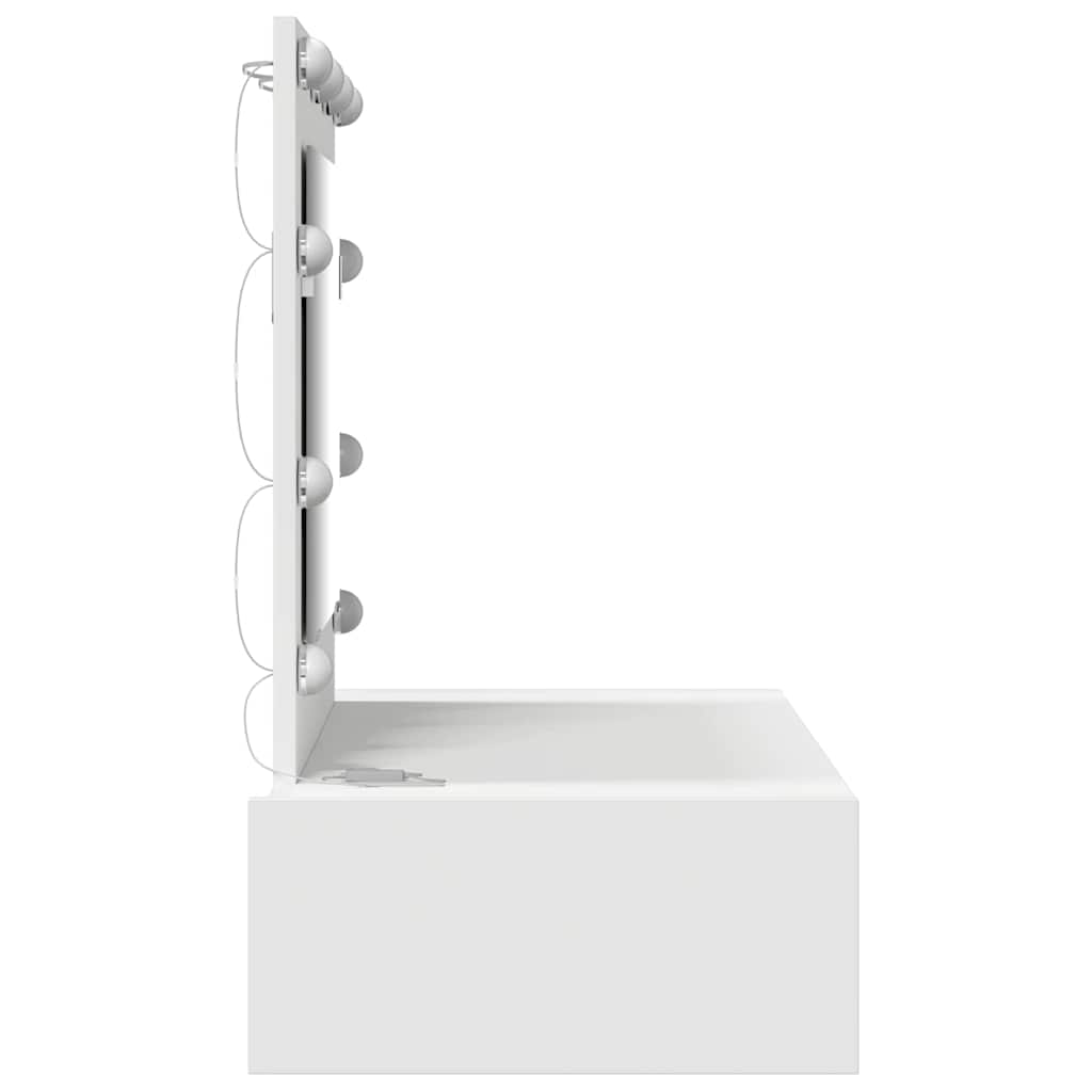 Masă de Machiaj cu sertar Alb 83 x 40 x 70 cm Lemn compozit GartenMobel Dekor