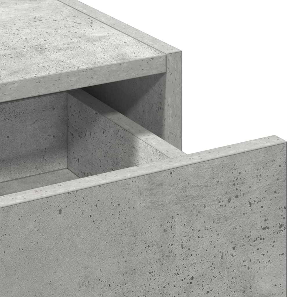 Masă de Machiaj cu sertar Gri 100 x 40 x 70 cm Lemn compozit GartenMobel Dekor