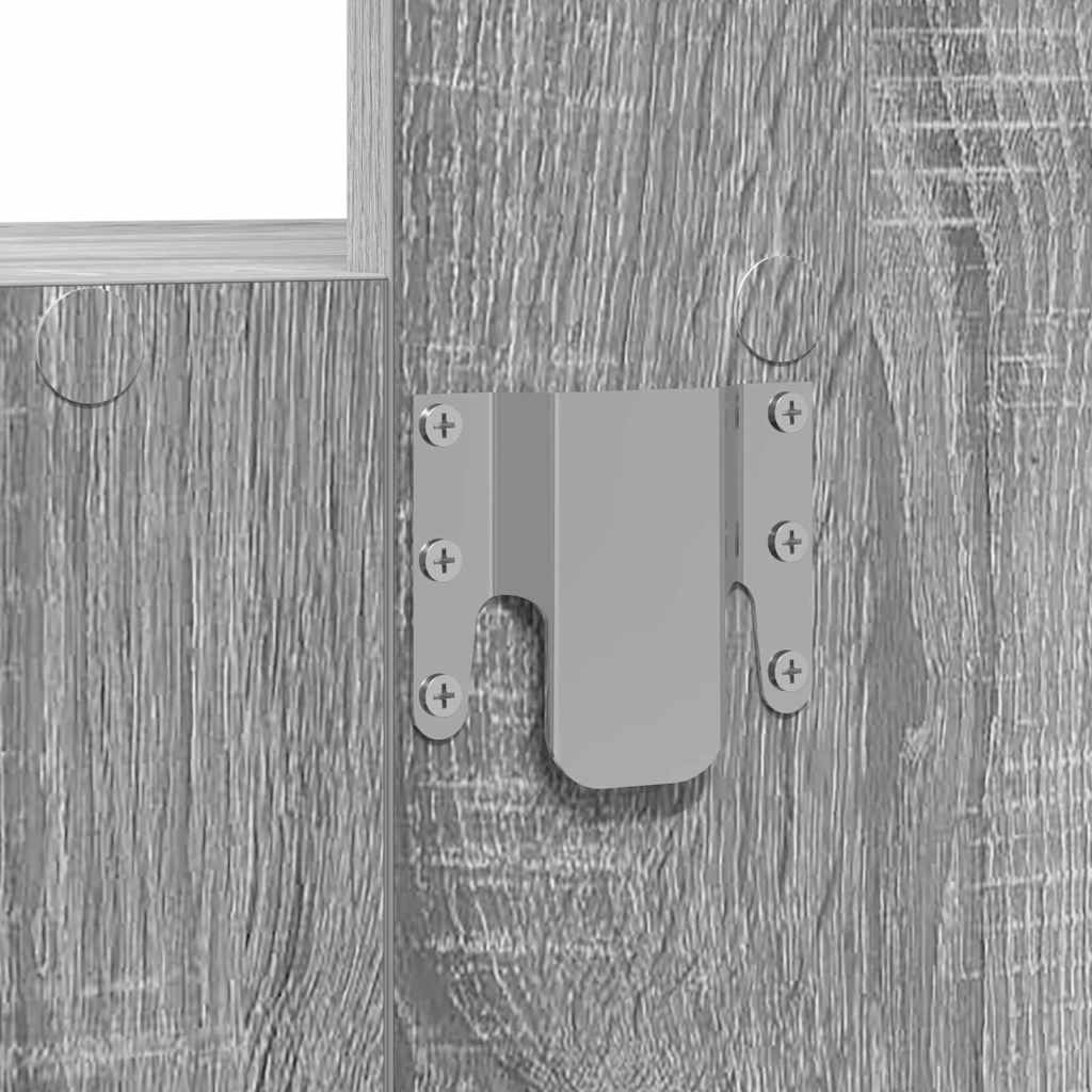 Masă de Machiaj cu sertar Gri 60 x 40 x 70 cm Lemn compozit GartenMobel Dekor