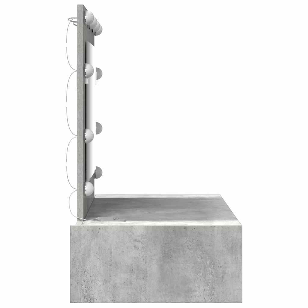 Masă de Machiaj cu sertar Gri 83 x 40 x 70 cm Lemn compozit GartenMobel Dekor