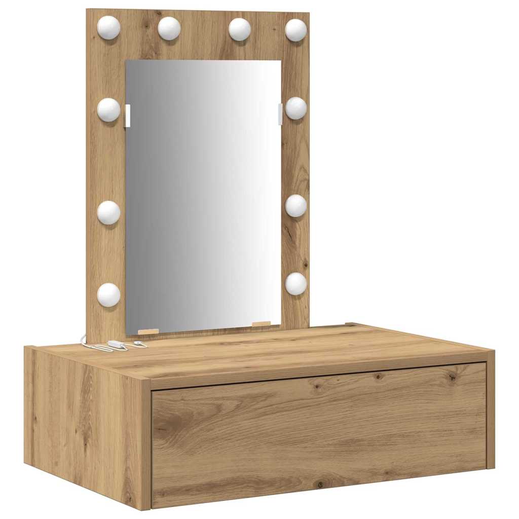 Masă de Machiaj cu sertar Maro 60 x 40 x 70 cm Lemn compozit GartenMobel Dekor