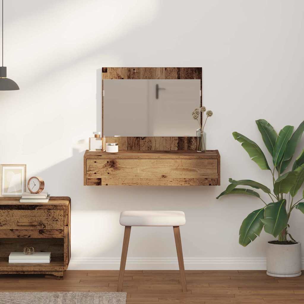 Masă de Machiaj cu sertar Maro 83 x 40 x 70 cm Lemn compozit GartenMobel Dekor