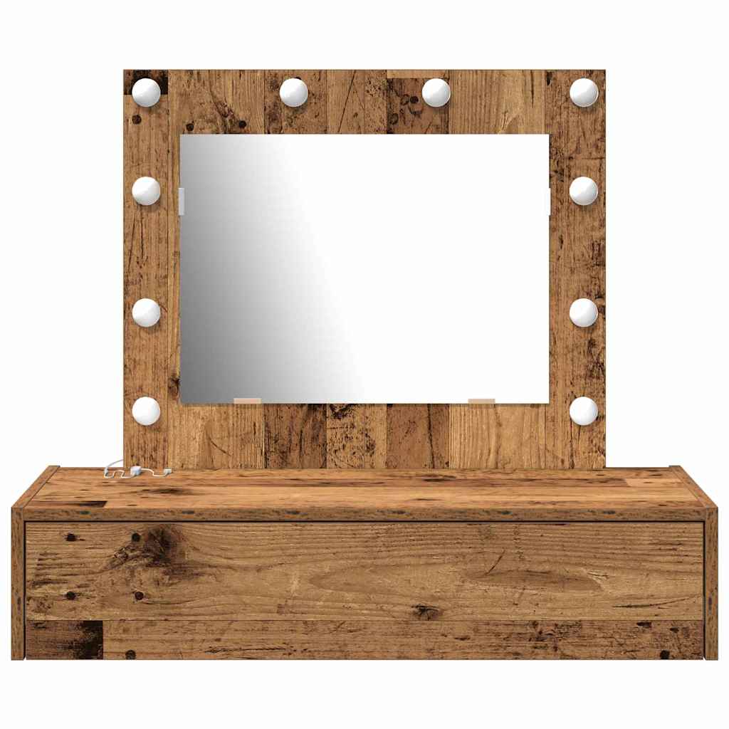 Masă de Machiaj cu sertar Maro 83 x 40 x 70 cm Lemn compozit GartenMobel Dekor