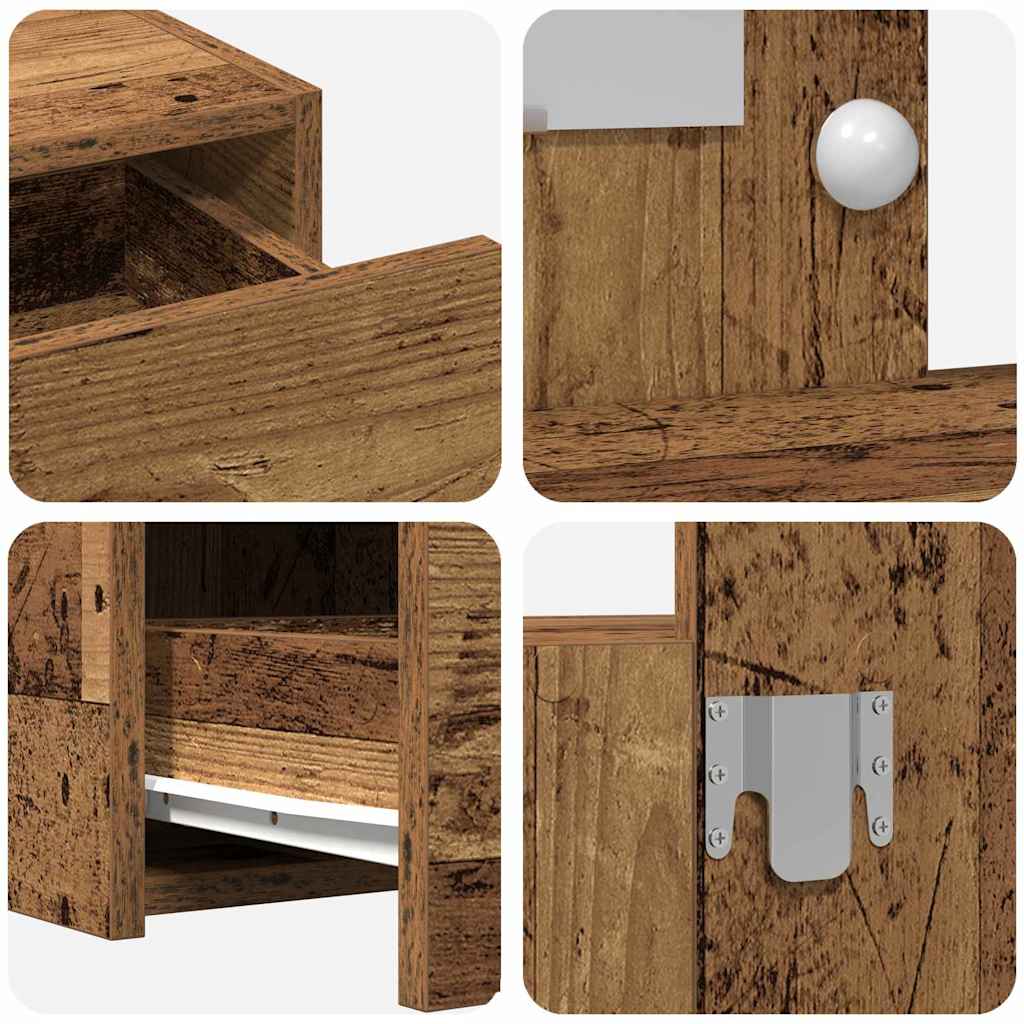 Masă de Machiaj cu sertar Maro 83 x 40 x 70 cm Lemn compozit GartenMobel Dekor