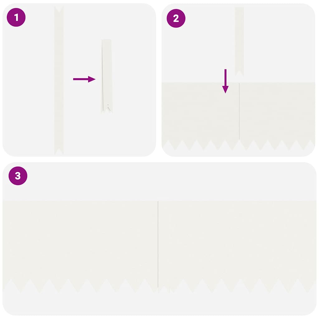 Margine pentru gazon 10 pcs Alb 100 x 0.05 x 20 cm GartenMobel Dekor