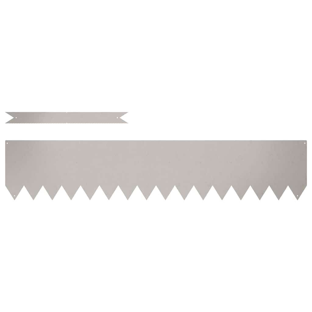 Margine pentru gazon 20 pcs Maro 100 x 0.05 x 20 cm GartenMobel Dekor