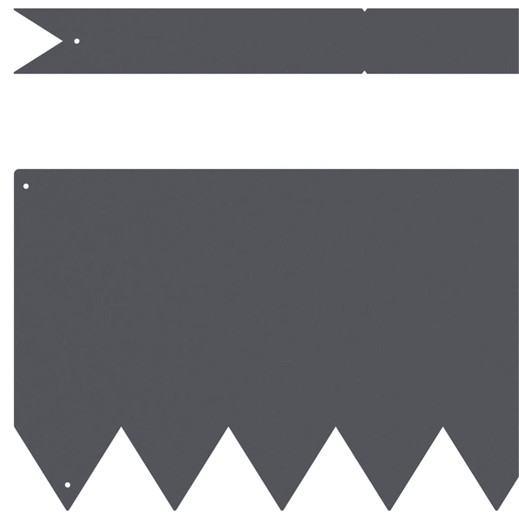 Margine pentru gazon 30 pcs Antracit 100 x 0.05 x 20 cm GartenMobel Dekor