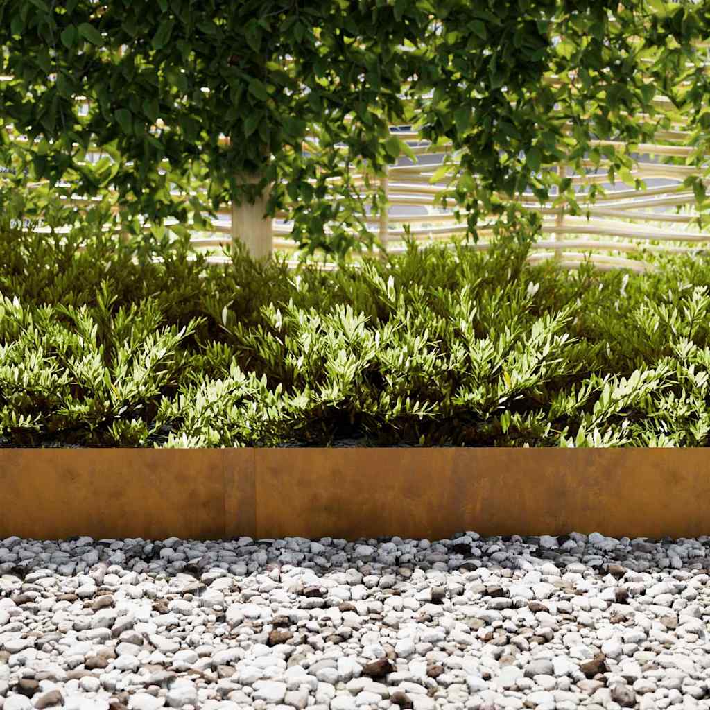 Margine pentru gazon 30 pcs Maro 100 x 0.05 x 20 cm GartenMobel Dekor