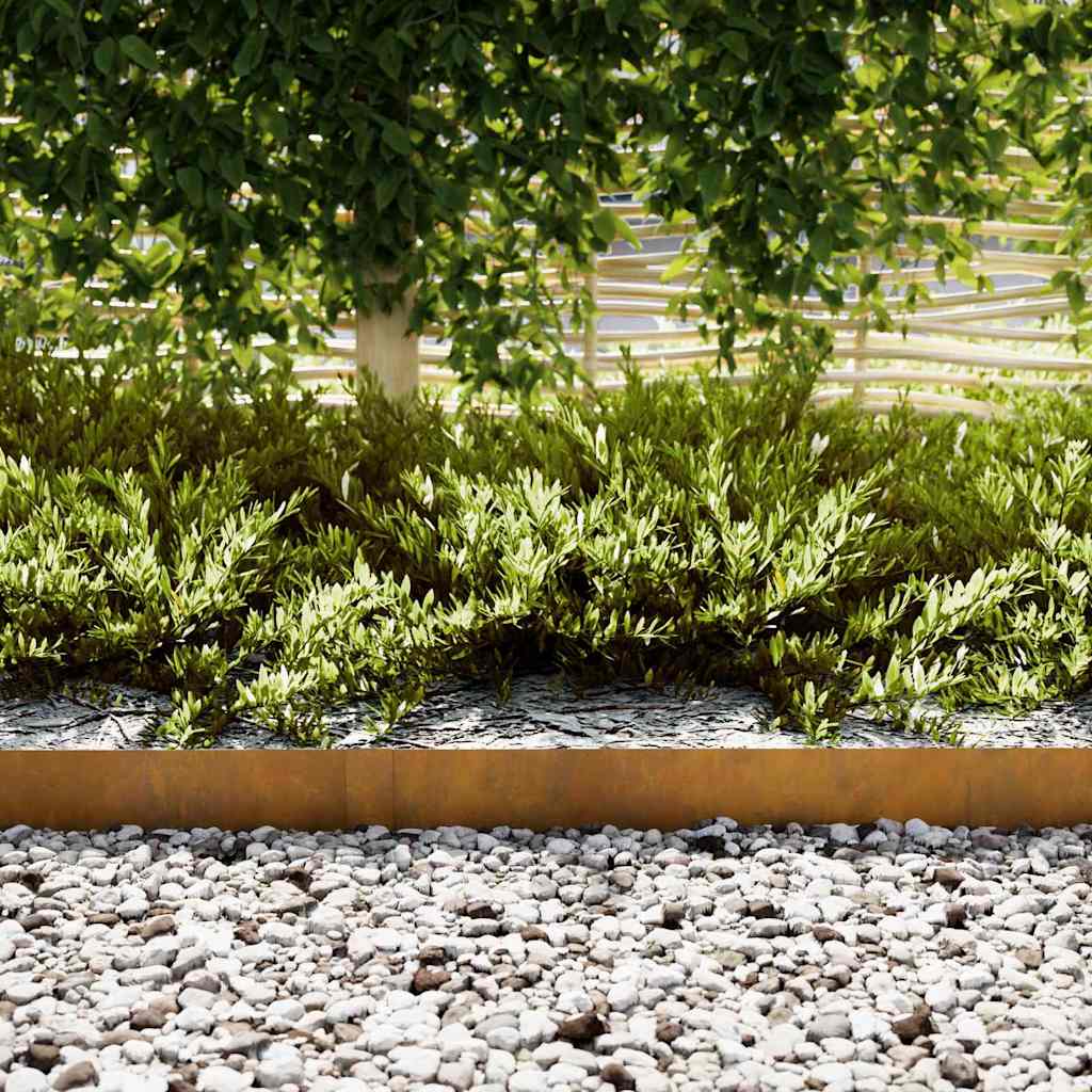 Margine pentru gazon 30 pcs Maro 100 x 0.05 x 20 cm GartenMobel Dekor