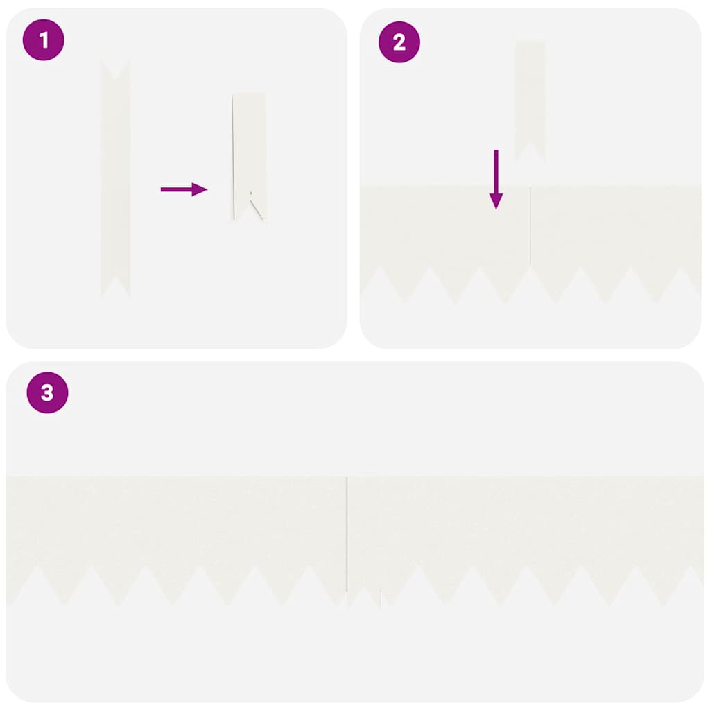 Margine pentru gazon 50 pcs Alb 100 x 0.05 x 20 cm GartenMobel Dekor