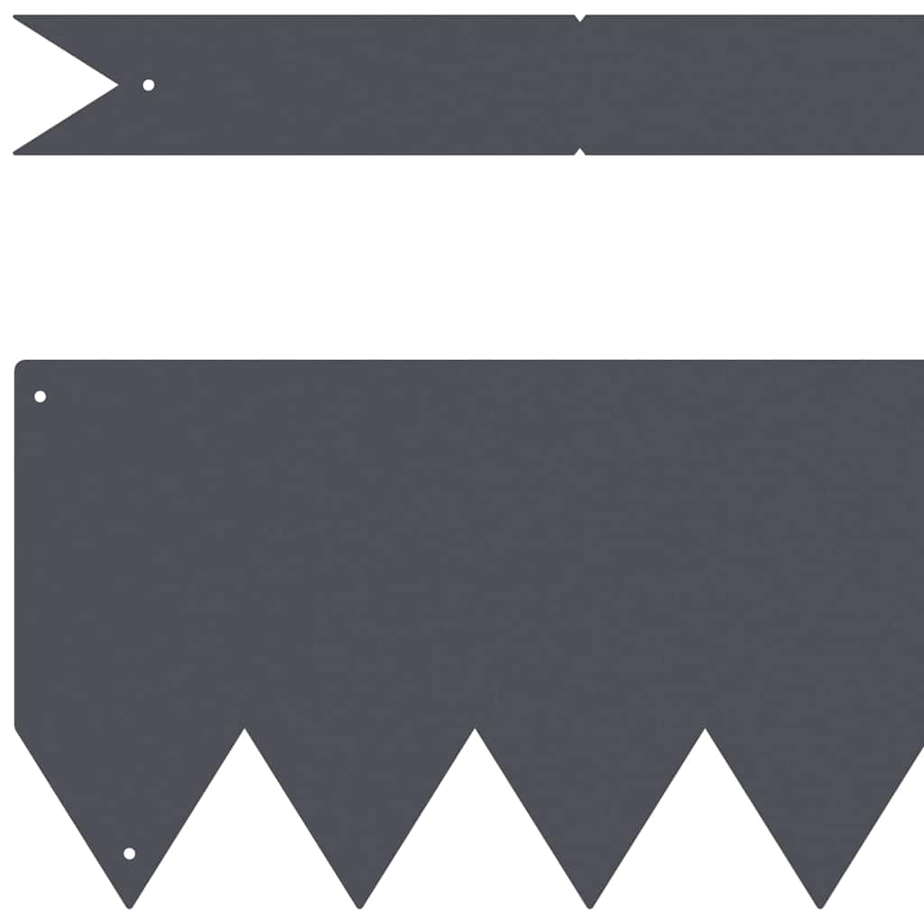 Margine pentru gazon 50 pcs Antracit 100 x 0.05 x 20 cm GartenMobel Dekor