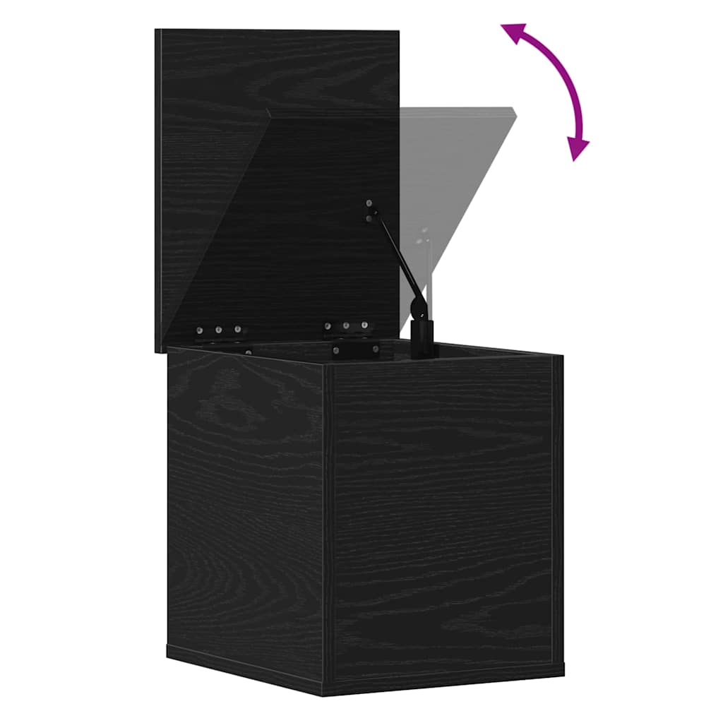 Cutie de depozitare Stejar Negru 30 x 35 x 35 cm Lemn compozit GartenMobel Dekor