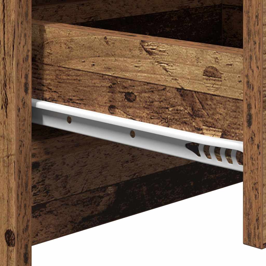 Dulap de noapte cu Lemn vechi 38 x 34 x 61 cm Lemn compozit GartenMobel Dekor