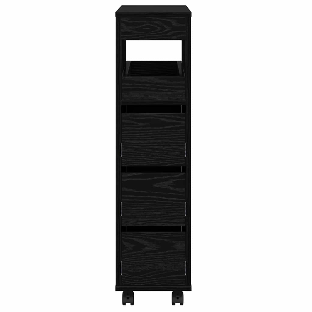 Set de mobilier pentru baie Stejar Negru 65 x 23 x 87 cm GartenMobel Dekor