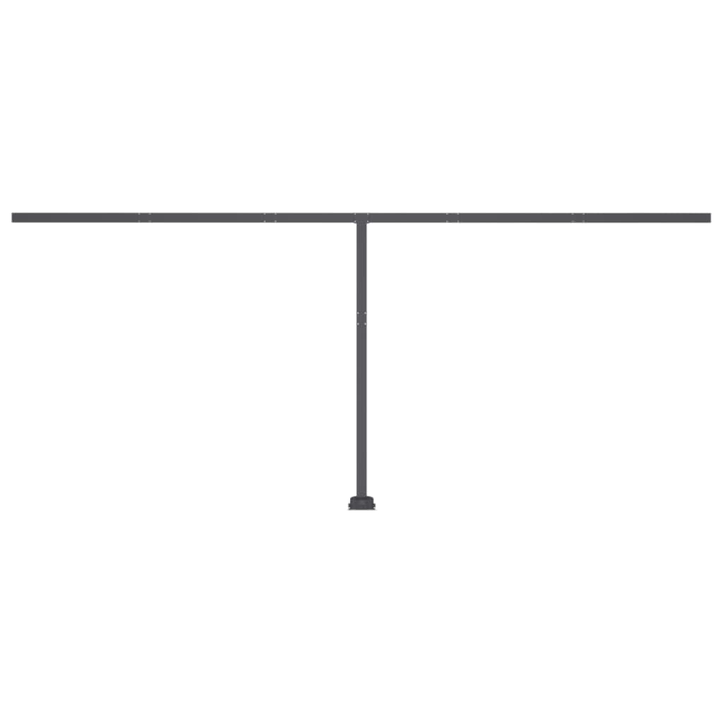 Copertină autonomă retractabilă automat, crem, 500x300 cm GartenMobel Dekor