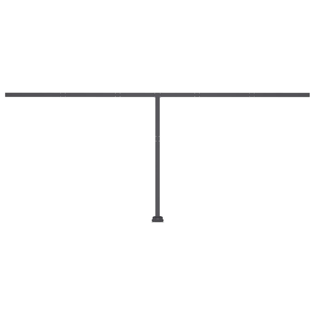 Copertină autonomă retractabilă manual, crem, 500x300 cm GartenMobel Dekor