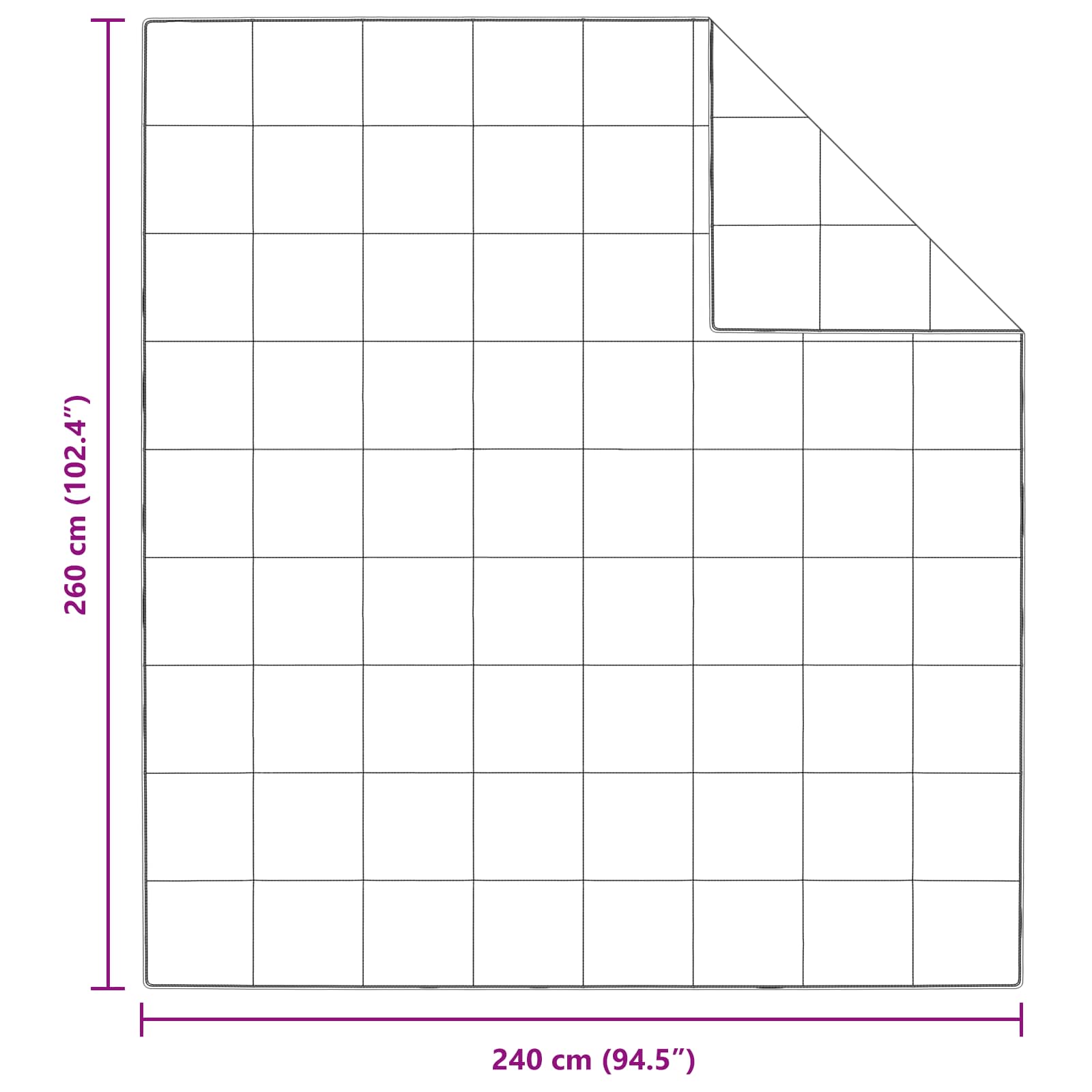 Set de Pături cu pernă 3 pcs Alb Pene de rață GartenMobel Dekor