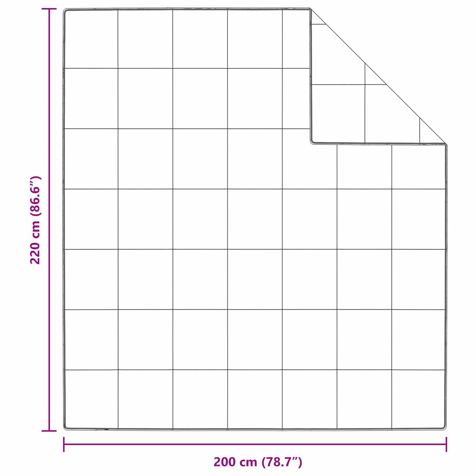 Set de Pături cu pernă 3 pcs Alb Pene de rață GartenMobel Dekor