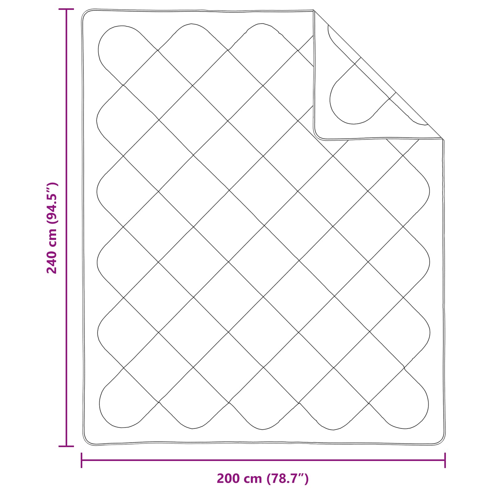 Pilotă de vară cu pernă 3 pcs Alb Microfibră GartenMobel Dekor