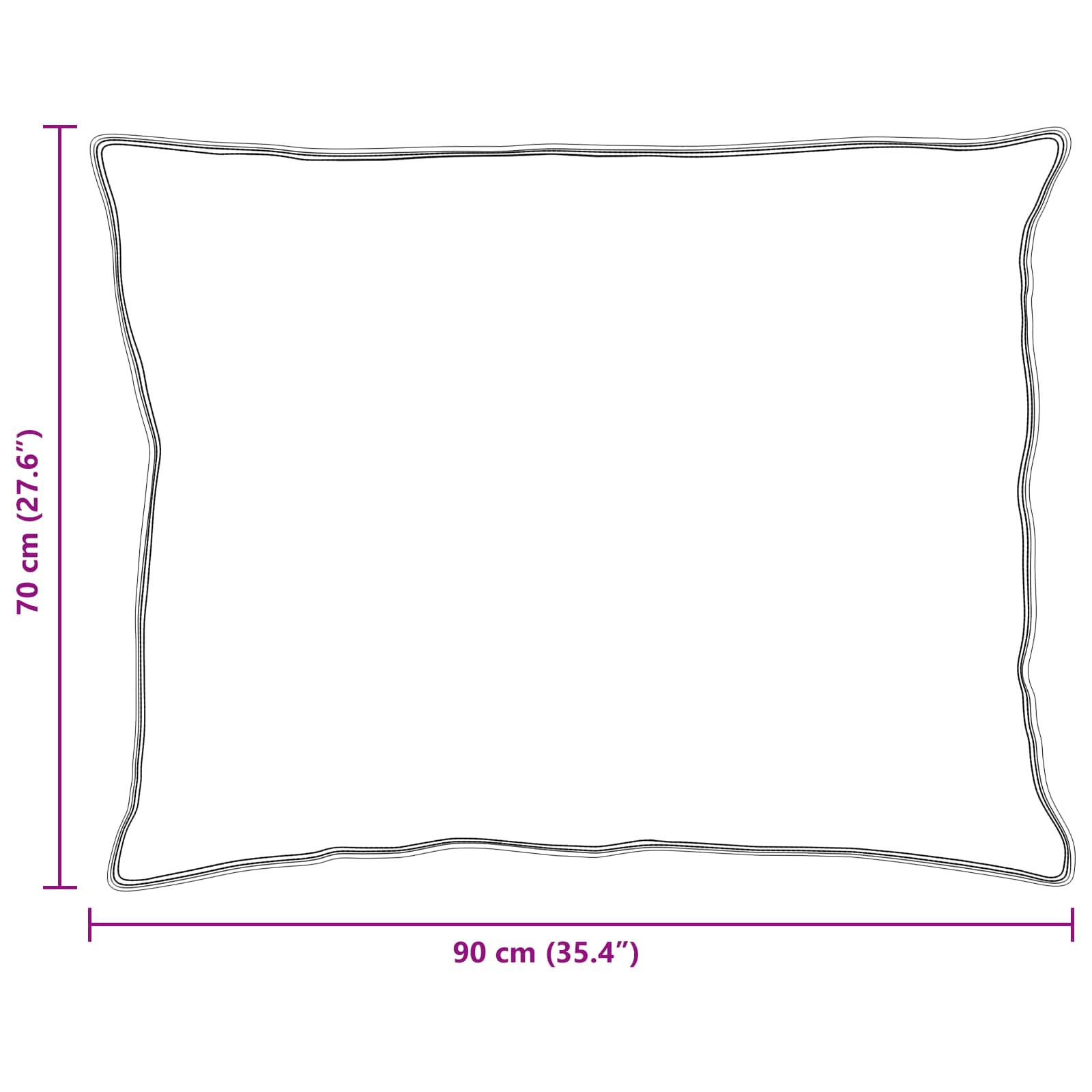 Duvet de iarnă cu pernă 3 pcs Alb Microfibră GartenMobel Dekor