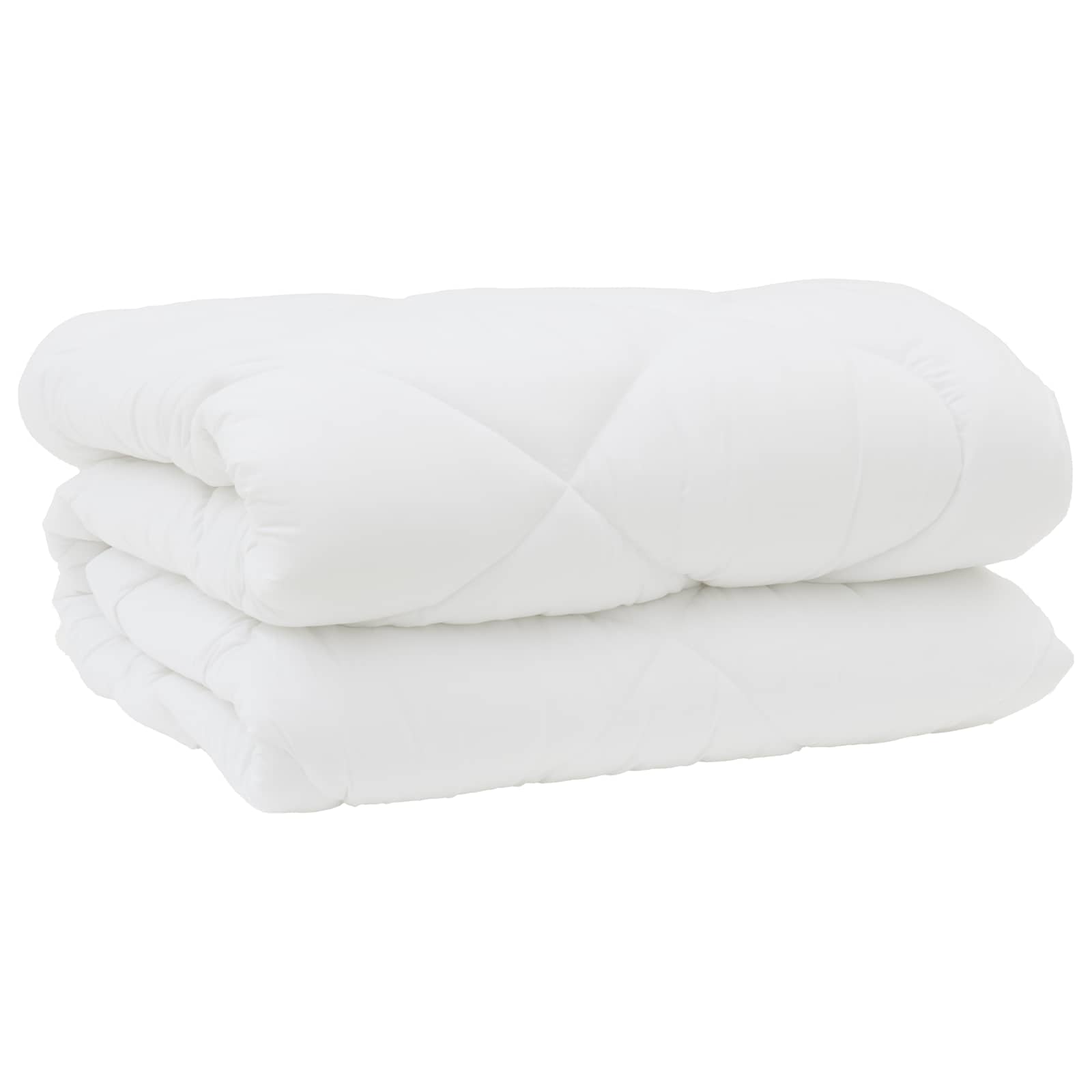 Duvet cu perne cu pernă 3 pcs Alb Microfibră și Pene de Rață GartenMobel Dekor