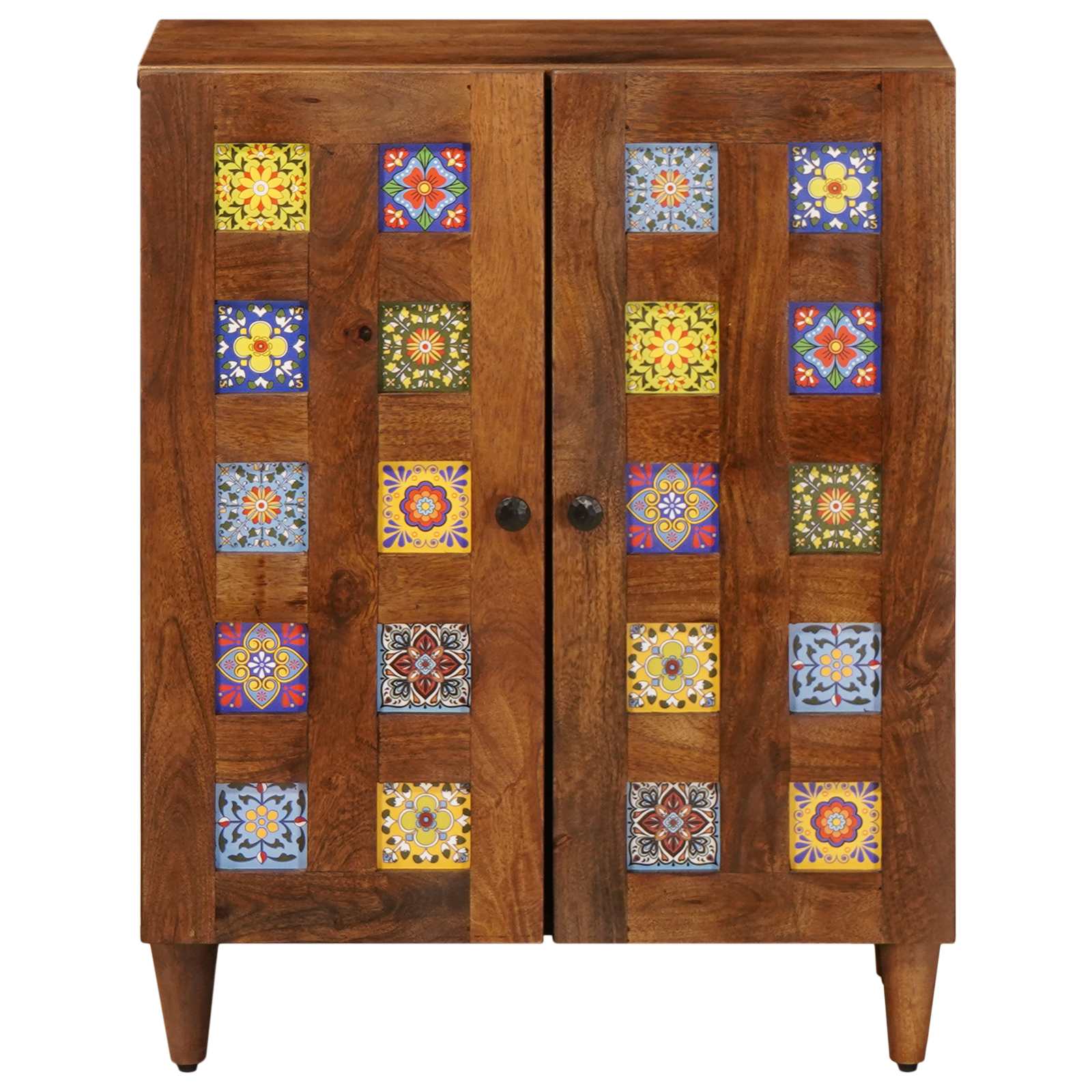 Bufet castan 60 x 33,5 x 75 cm Lemn de mango solid GartenMobel Dekor