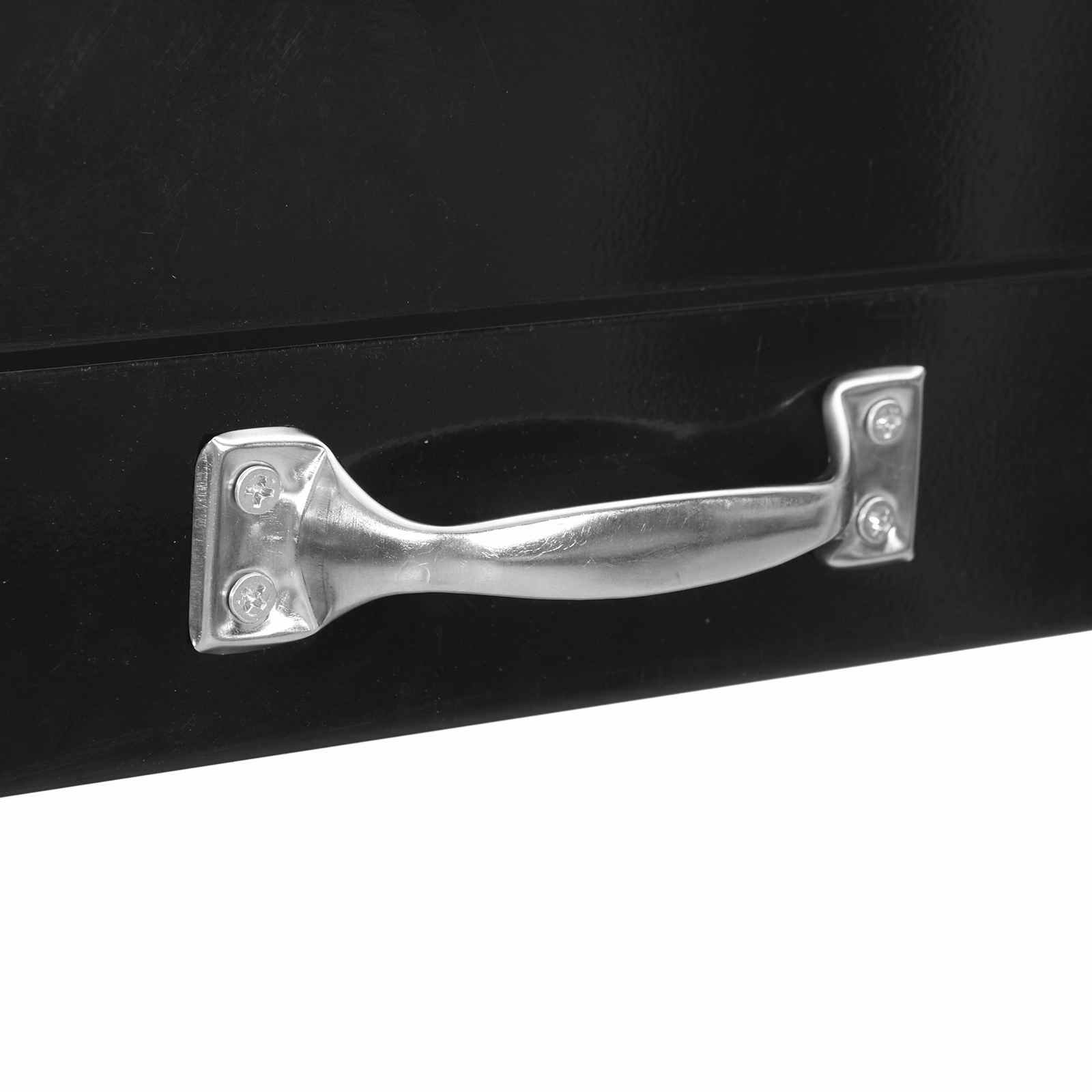 Bănci de lucru cu sertar Negru 81 x 41 x 145 cm Lemn compozit GartenMobel Dekor