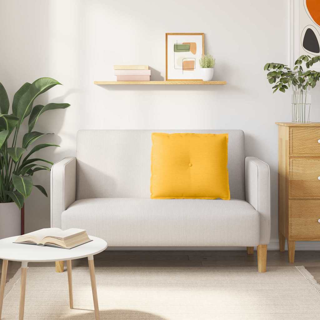 Perna pentru spate Galben Deschis 60 x 50 cm GartenMobel Dekor