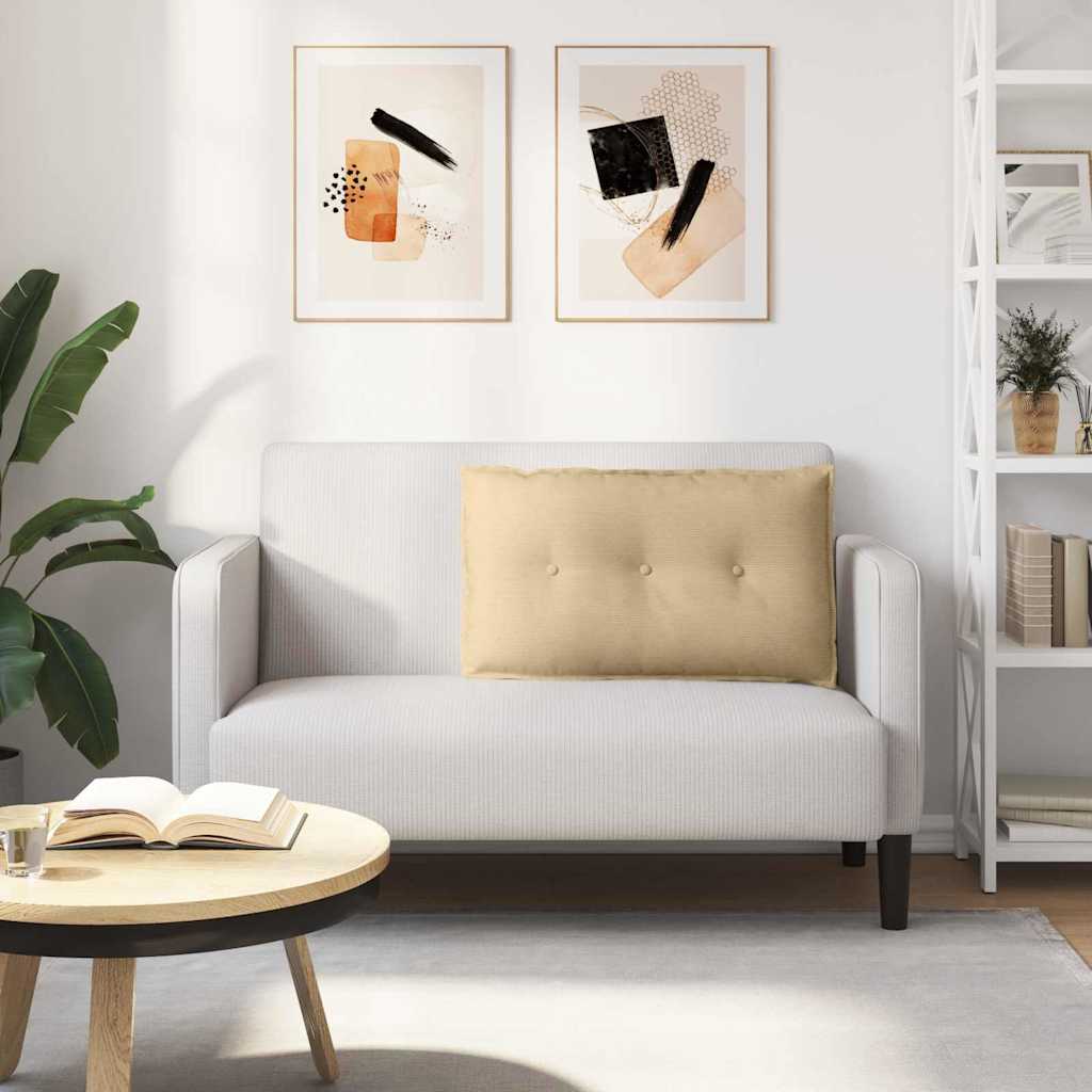 Perna pentru spate Gri Verde 80 x 50 cm Țesătură din corduroy GartenMobel Dekor