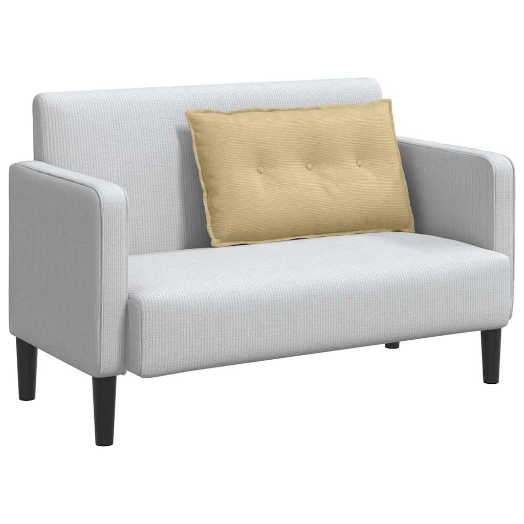 Perna pentru spate Gri Verde 80 x 50 cm Țesătură din corduroy GartenMobel Dekor