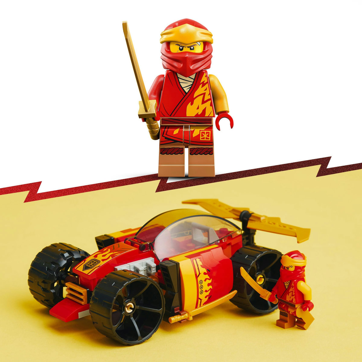 LEGO Masina de curse EVO ninja a lui Kai Quality Brand