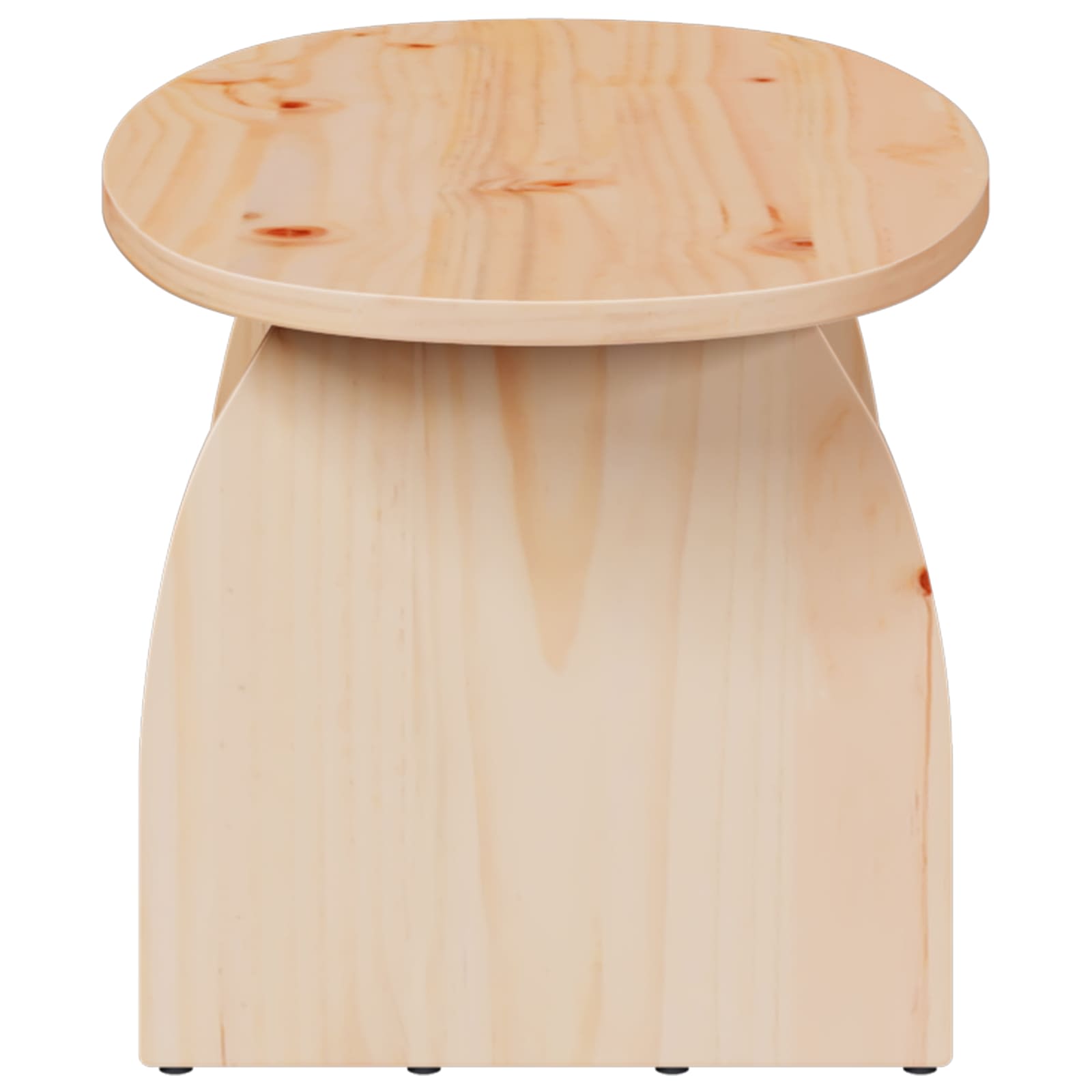 Masă de cafea Maro 80 x 40 x 35 cm Lemn de pin masiv GartenMobel Dekor