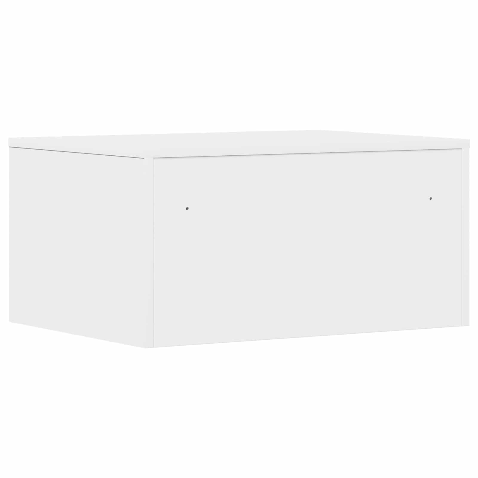 Birou montat pe perete Alb 60 x 45 x 30 cm Lemn compozit GartenMobel Dekor