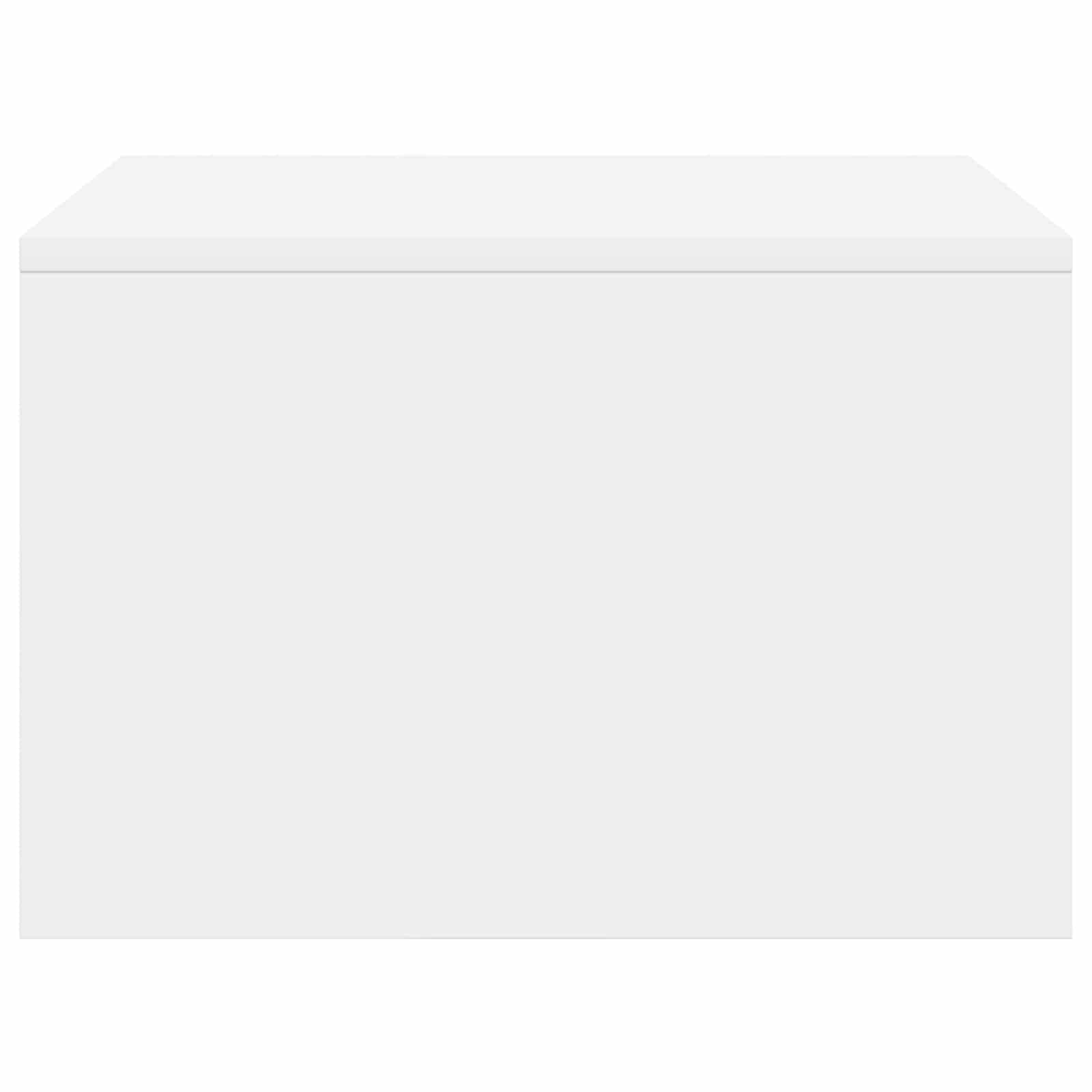 Birou montat pe perete Alb 60 x 45 x 30 cm Lemn compozit GartenMobel Dekor