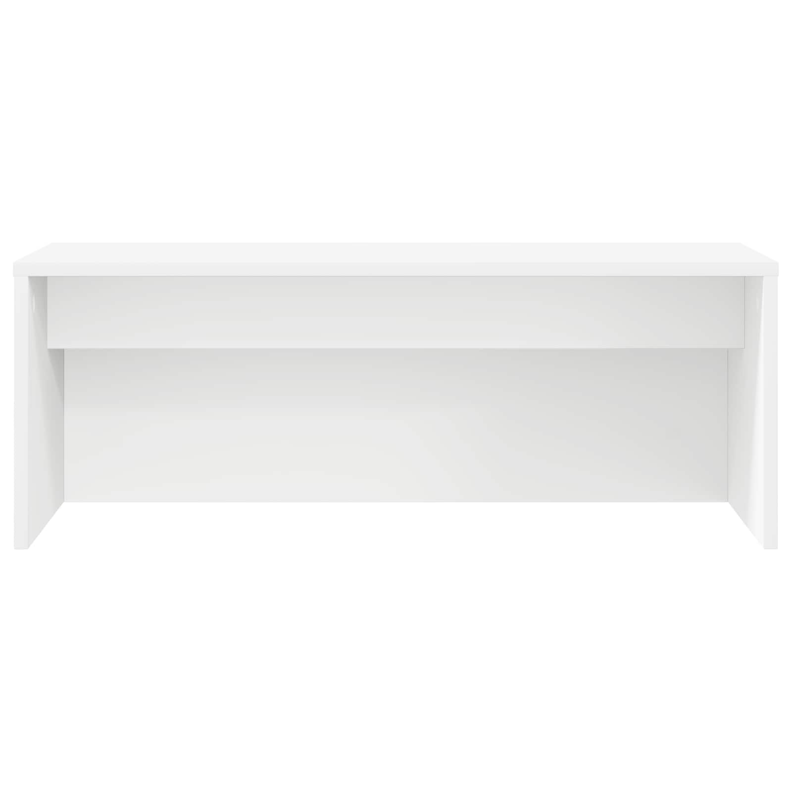 Birou montat pe perete Alb 80 x 45 x 30 cm Lemn compozit GartenMobel Dekor