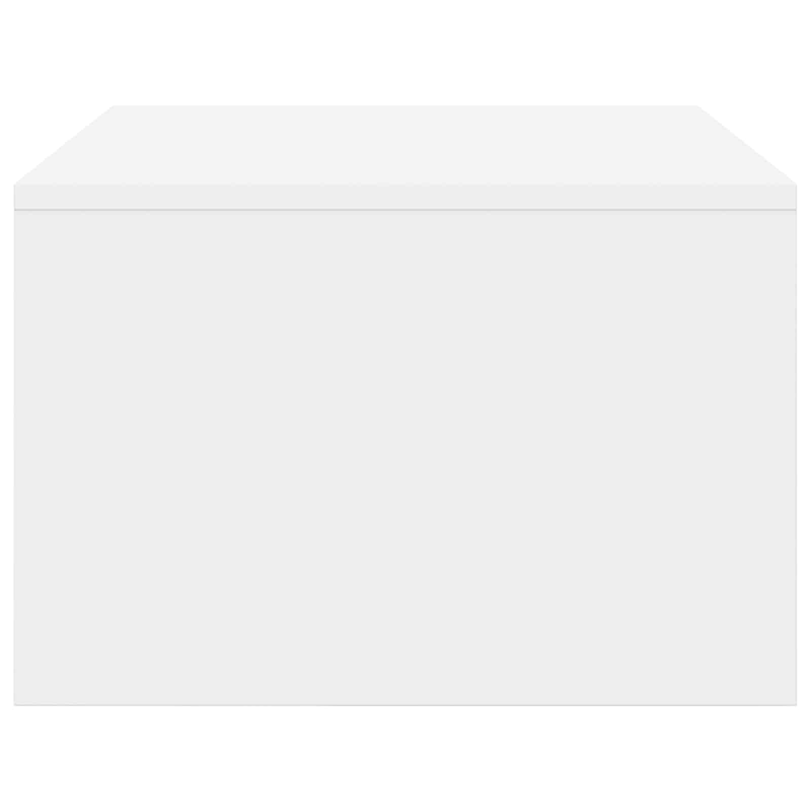 Birou montat pe perete Alb 80 x 45 x 30 cm Lemn compozit GartenMobel Dekor