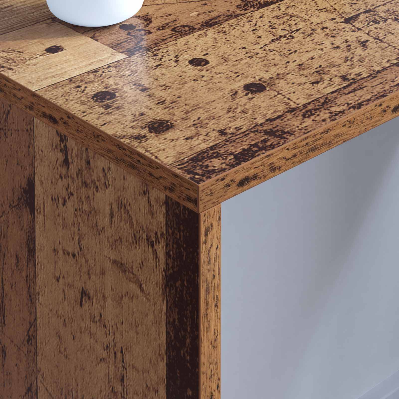 Birou montat pe perete Lemn Vechi 80 x 45 x 30 cm Lemn compozit GartenMobel Dekor