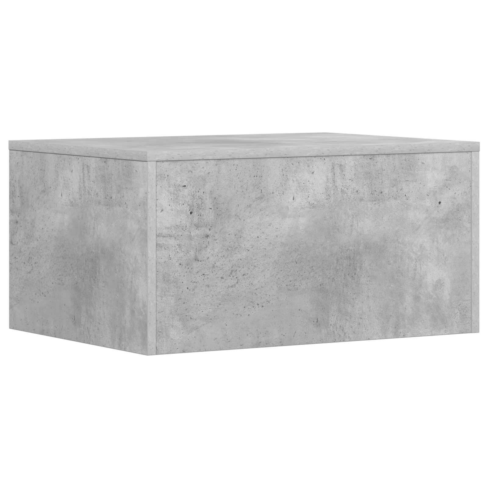 Birou montat pe perete Pe perete Gri din beton 60 x 45 x 30 cm GartenMobel Dekor